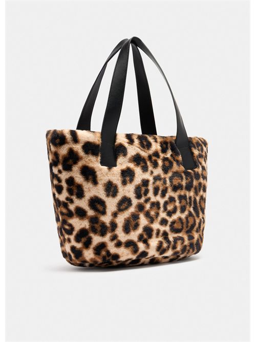 Borsa hobo grande in pelliccia sintetica LIU JO | AF5154E0305/00047